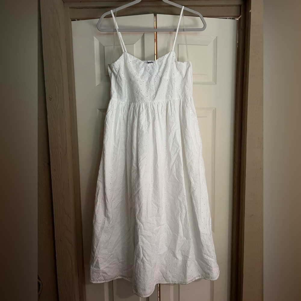 White Cotton Sundress
